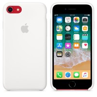 Kryt (obal) na mobil Apple iPhone 8/7 Silicone Case - bílý [3]