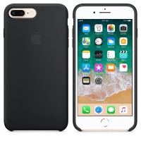 Kryt (obal) na mobil Apple iPhone 8/7 Plus Silicone Case - černý [2]