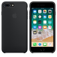 Kryt (obal) na mobil Apple iPhone 8/7 Plus Silicone Case - černý [4]