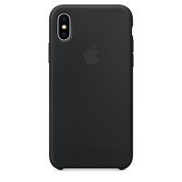 Kryt (obal) na mobil Apple iPhone X Silicone Case - černý [1]