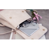 Elegantní módní batoh PL105K pro dámy i studenty, krémový [9]