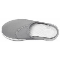 Dámské slip-on pantofle Crocs Literide Mule, Light Grey / White [6]