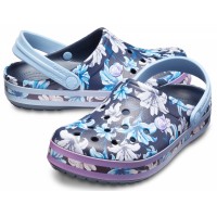 Dámské pantofle (nazouváky) Crocs Crocband Graphic III Clog, Tropical Floral / Navy [4]