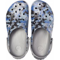 Dámské a pánské pantofle (nazouváky) Crocs Crocband Graphic III Clog, Camo / Slate Grey [5]