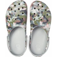 Dámské pantofle (nazouváky) Crocs Crocband Graphic III Clog, Camo / Light Grey [5]