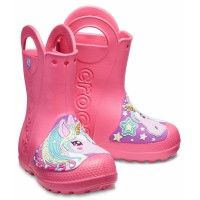 Dětské holínky (gumáky) Crocs Fun Lab Creature Rain Boot, Paradise Pink [4]