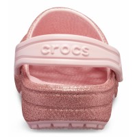 Dětské pantofle (nazouváky) Crocs Classic Glitter Clog Kids, Blossom [2]