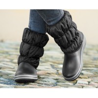 Dámské sněhule Crocs Winter Puff Boot Women, Black / Charcoal [2]