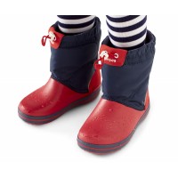 Dětské sněhule Crocs Crocband LodgePoint Boot Kids na noze [2]