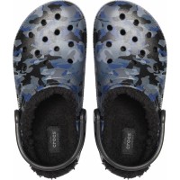 Zimní boty (nazouváky) Crocs Classic Lined Graphic II Clog, Camo / Black [5]