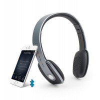 Uzavřená Bluetooth sluchátka Technaxx BT-X27, šedá (1)