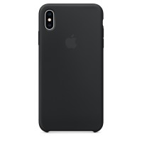 Kryt (obal) na mobil Apple iPhone XS Max Silicone Case - černý [1]