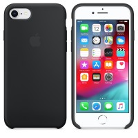 Originální silikonový kryt na mobil Apple iPhone 7/8, černý [2]