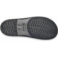 Dámské pantofle na platformě Crocs Crocband Platform Slide, Black / White [3]