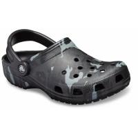 Pánské pantofle (nazouváky) Crocs Classic Seasonal Graphic Clog Camouflage, Black / Grey [1]