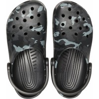 Pánské pantofle (nazouváky) Crocs Classic Seasonal Graphic Clog Camouflage, Black / Grey [5]