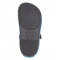 Dámské a pánské pantofle (nazouváky) Crocs Crocband Clog, Charcoal / Ocean [3]