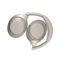 Bezdrátová náhlavní Bluetooth sluchátka Sony WH-1000XM3, stříbrná [4]