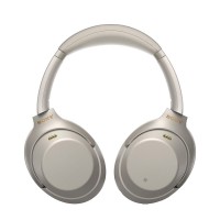 Bezdrátová náhlavní Bluetooth sluchátka Sony WH-1000XM3, stříbrná [5]