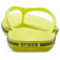 Dámské žabky Crocs Crocband Flip, Citrus / Slate Grey [2]