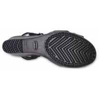 Dámské sandály Crocs Leigh II Cross-Strap Ankle Wedge, Black [5]
