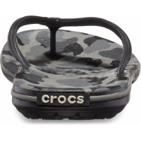 Dámské a pánské žabky Crocs Crocband Seasonal Graphic Flip, Slate Grey / Black [2]