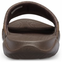 Pánské pantofle Crocs Swiftwater Leather Slide, Espresso [2]