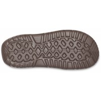 Pánské pantofle Crocs Swiftwater Leather Slide, Espresso [3]