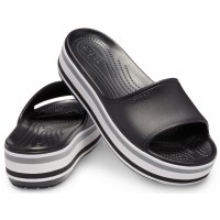 Dámské pantofle na platformě Crocs Crocband Bold Color Platform Slide, Black [4]
