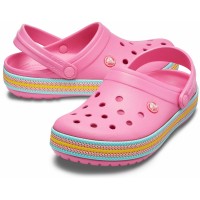 Dámské pantofle (nazouváky) Crocs Crocband Sport Cord Clog, Pink Lemonade [4]