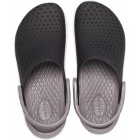Pantofle (nazouváky) Crocs LiteRide Clog Juniors, Black / White [5]