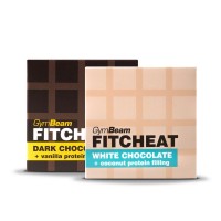 Proteinová čokoláda GymBeam Fitcheat Protein Chocolate, 90 g [3]