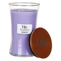 Vonná svíčka WoodWick, 609,5 g - Lavender Spa [1]