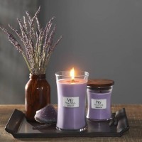 Vonná svíčka WoodWick, 609,5 g - Lavender Spa [2]