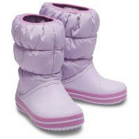Dětské sněhule Crocs Winter Puff Boot Kids, Lavender [4]
