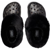 Zimní boty (nazouváky) Crocs Classic Mammoth Luxe Metallic Clog, Black [5]