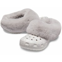 Zimní boty (nazouváky) Crocs Classic Mammoth Luxe Metallic Clog, Oyster [3]