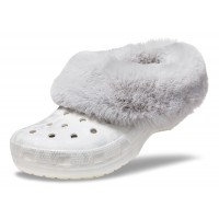 Zimní boty (nazouváky) Crocs Classic Mammoth Luxe Metallic Clog, Oyster [5]