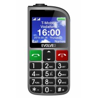 EVOLVEO EasyPhone FM, mobilní telefon pro seniory s nabíjecím stojánkem (stříbrná barva) [6]
