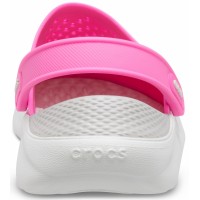 Dámské pantofle (nazouváky) Crocs LiteRide Clog - Electric Pink/Almost White [4]