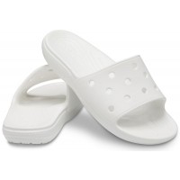 Dámské a pánské pantofle Classic Crocs Slide - White [5]