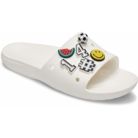 Dámské a pánské pantofle Classic Crocs Slide - White [8]