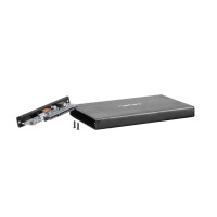 Externí box pro HDD 2,5" USB 3.0 Natec Rhino Go, černý, hliníkové tělo [3]