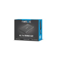Externí box pro HDD 2,5" USB 3.0 Natec Rhino Go, černý, hliníkové tělo [6]