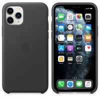 iPhone 11 Pro Max Leather Case - Black [2]