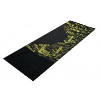 Sportovní šátek s flísem SULOV, černo-zelený (1)
