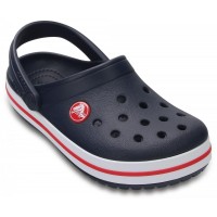 Dámské a juniorské pantofle (nazouváky) Crocs Crocband Kids, Navy / Red [1]