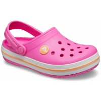 Dětské pantofle (nazouváky) Crocs Crocband Kids, Electric Pink/Cantaloupe [1]