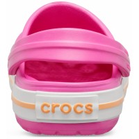 Dětské pantofle (nazouváky) Crocs Crocband Kids, Electric Pink/Cantaloupe [2]
