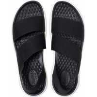 Dámské sandály Crocs LiteRide Stretch Sandal Women - Black/White [6]